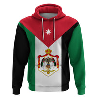 Hashemite Kingdom of Jordan Hoodie Jordan Flag Style - Shopicos
