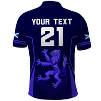 Custom Scotland Rugby Polo Shirt Scottish Thistle World Cup 2023 - Shopicos