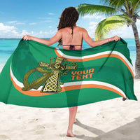 Custom Ireland Rugby Sarong Green Celtic Knot Summer Paris 2024 - Shopicos