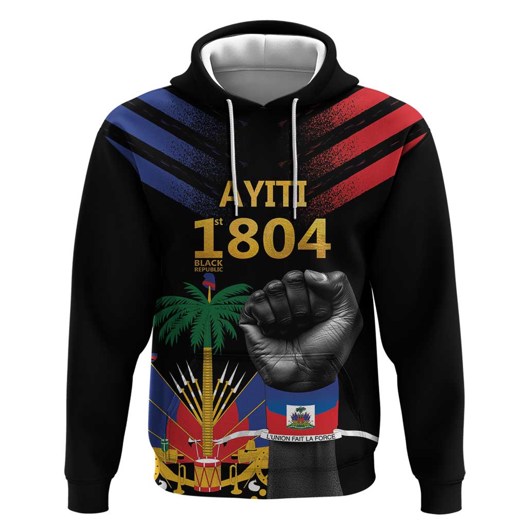 Haiti Independence Day Hoodie The First Black Republic Since 1804 - Shopicos