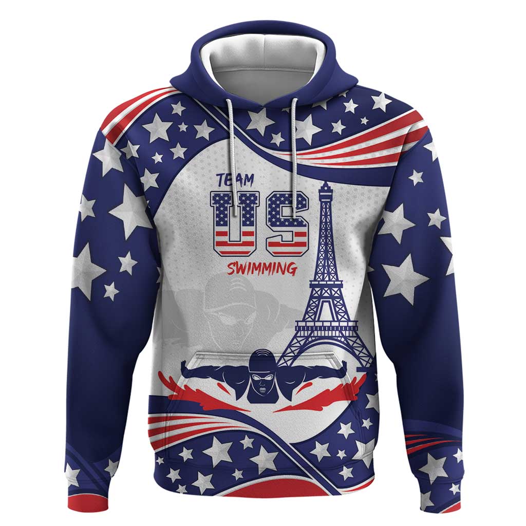 Personalized USA Swimming Hoodie One For All Summer Sport - Shopicos