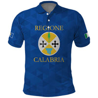 Personalized Italy Calabria Polo Shirt Inspiration Flags Style