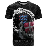 Denmark Viking Drakkar T Shirt Viking Blood - Shopicos