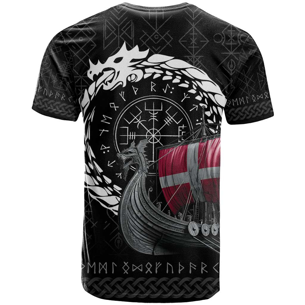 Denmark Viking Drakkar T Shirt Viking Blood - Shopicos