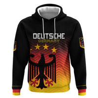 Custom Germany Football Hoodie Special Black Eagle Flag Style - Shopicos
