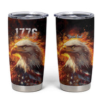 We The People Since 1776 Tumbler Cup USA Flag Flame Eagle - Shopicos