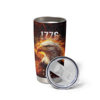 We The People Since 1776 Tumbler Cup USA Flag Flame Eagle - Shopicos