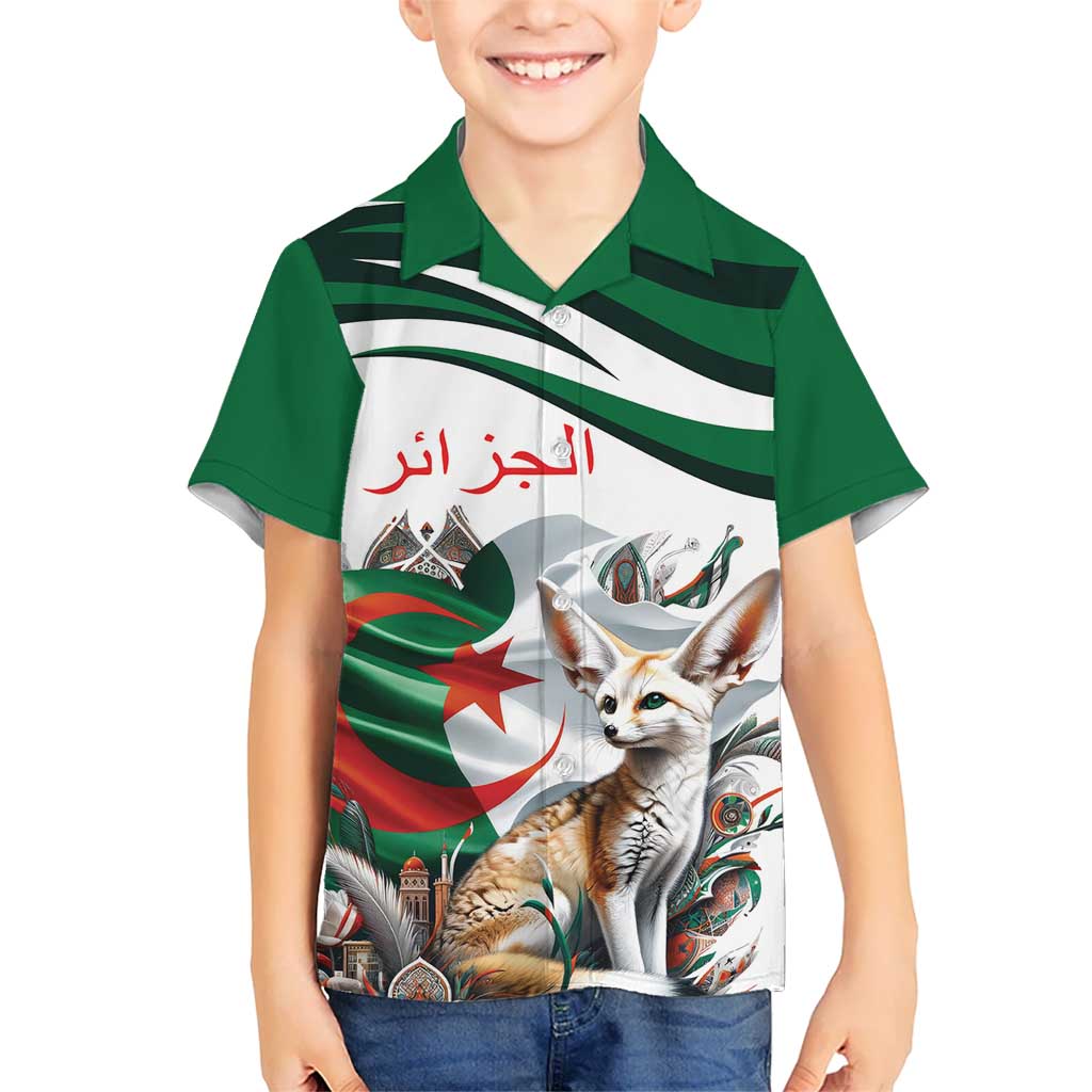 Algeria Fennec Fox Personalized Hawaiian Shirt with Algerian Culture and Nature - Shopicos