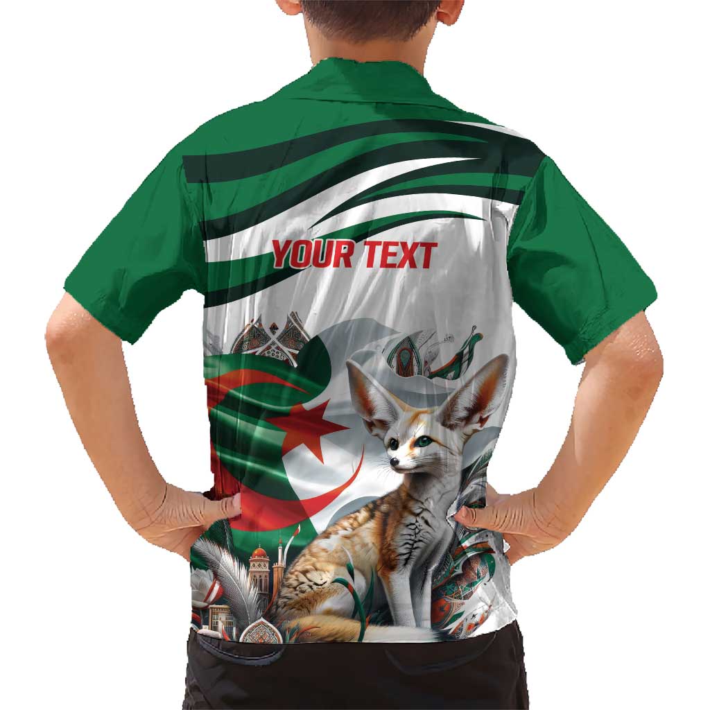 Algeria Fennec Fox Personalized Hawaiian Shirt with Algerian Culture and Nature - Shopicos