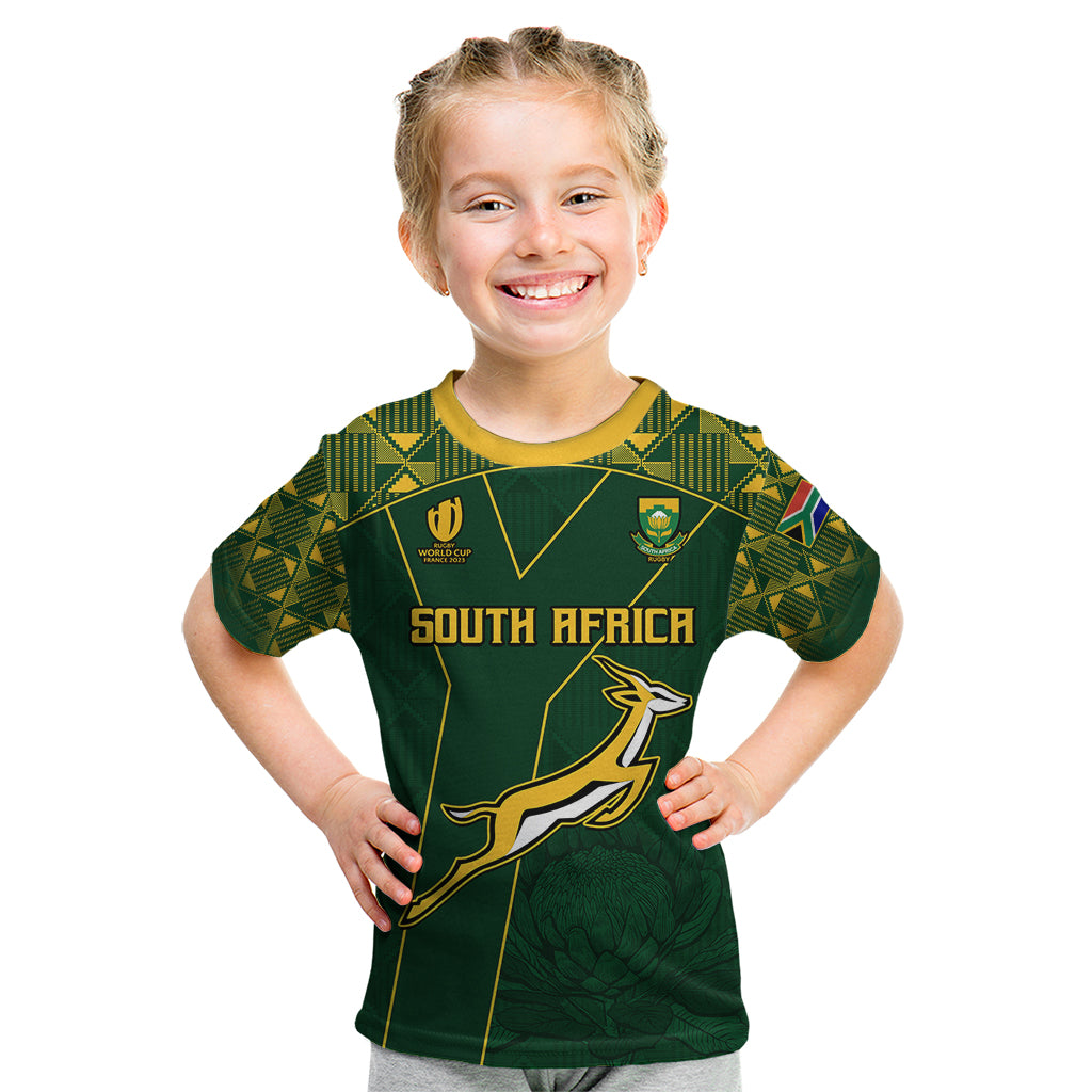 Springboks Rugby Kid T Shirt South Africa Go Champions World Cup 2023 - Shopicos