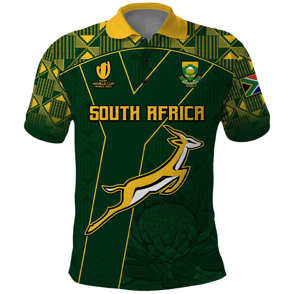 Custom Springboks Rugby Polo Shirt South Africa Go Champions World Cup 2023 - Shopicos
