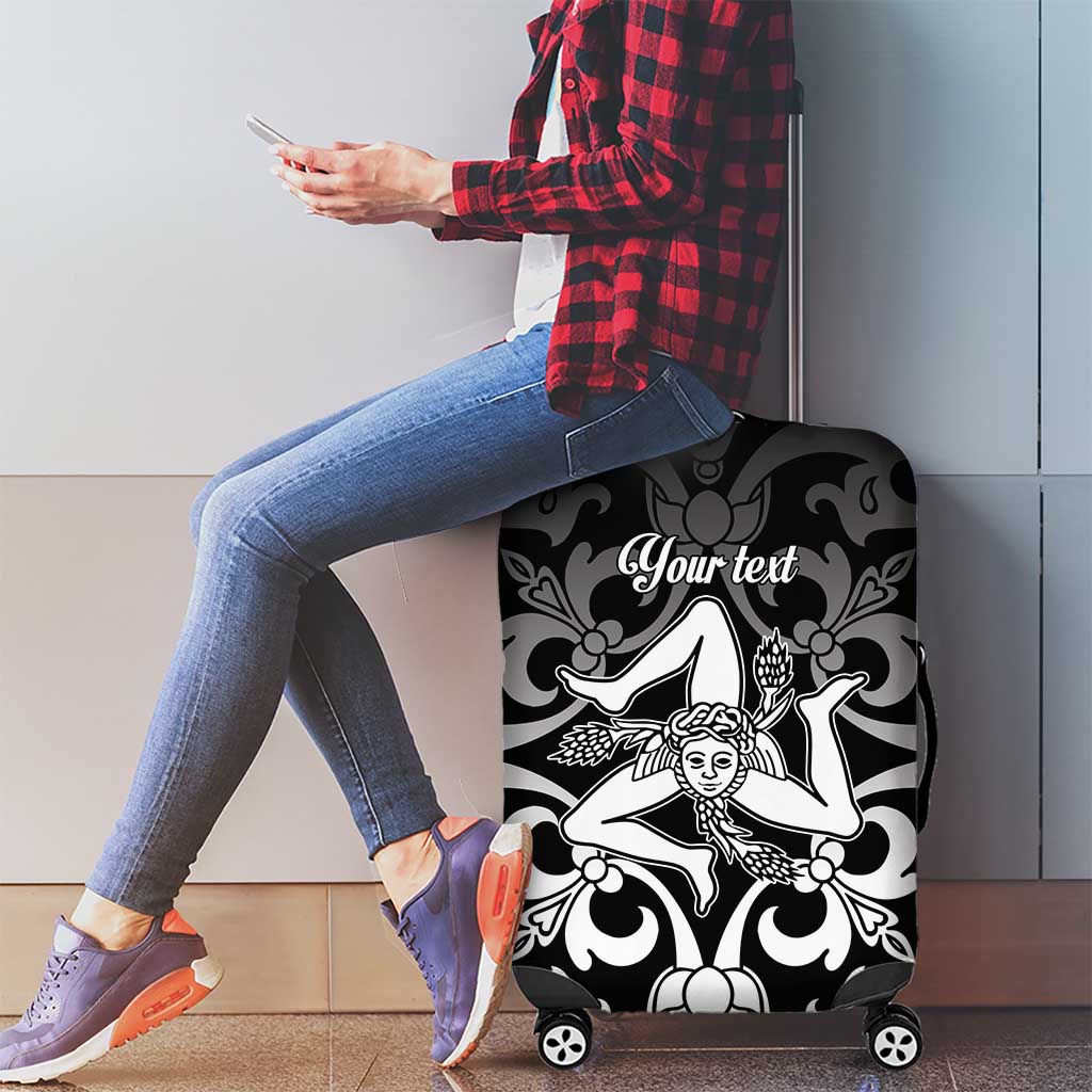 Personalized Italy Trinacria Sicily Luggage Cover - Shopicos