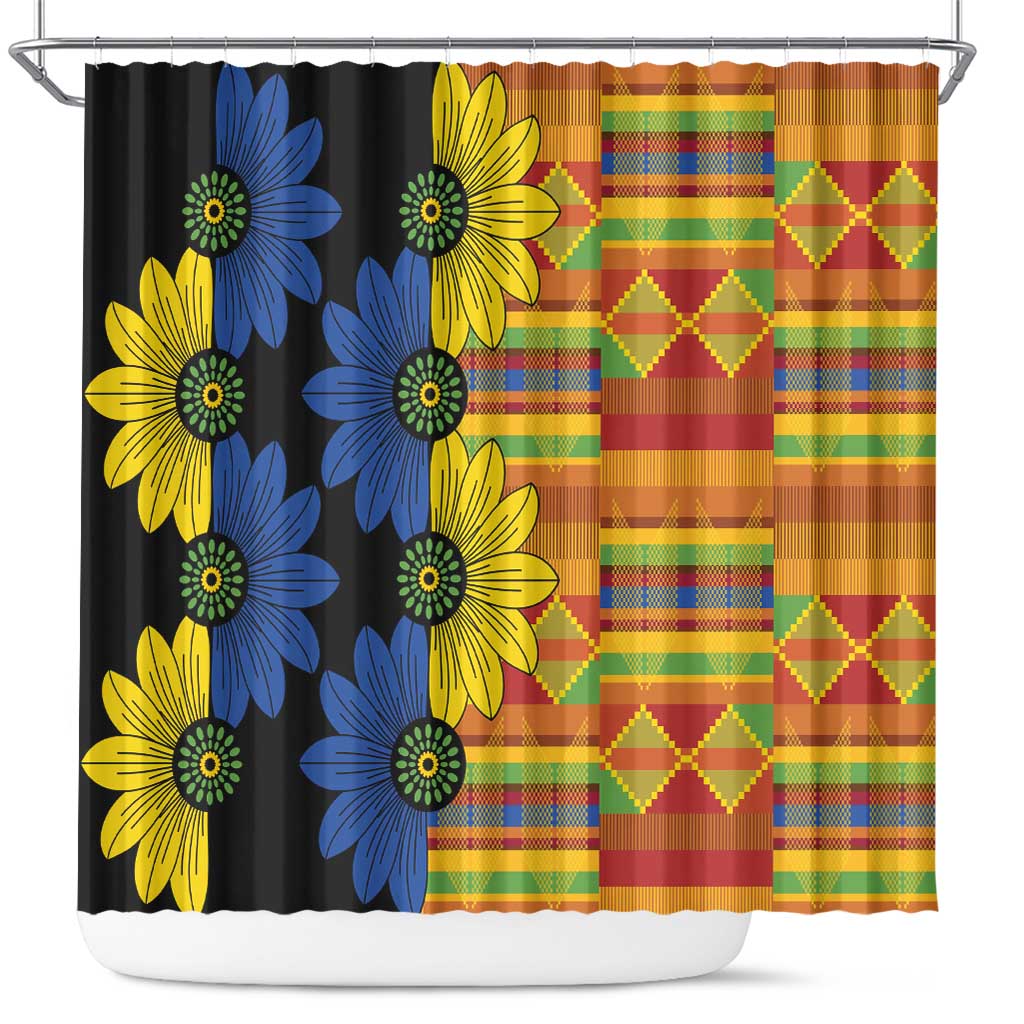 African Ethnic Kitenge Ankara Style Shower Curtain - Shopicos