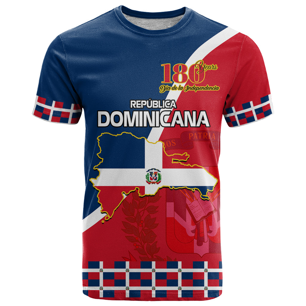 Dominican Republic 180th Years Independence Day Personalized T Shirt - Shopicos