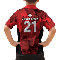 Custom Canada Cricket Spirit 2026 Kid Hawaiian Shirt World T20 Edition - Shopicos