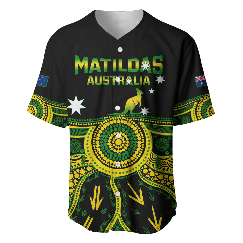 Australia Soccer Baseball Jersey Aboriginal Go Matildas 2023 World Cup - Shopicos
