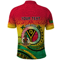 Personalised Vanuatu Polo Shirt Yumi 43 Hapi Independens Dei - Shopicos
