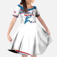 Custom USA Basketball Family Matching Mermaid Dress and Hawaiian Shirt 2024 Go Dream Team Curve Style - Shopicos