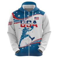 Custom USA Basketball Hoodie 2024 Go Dream Team Curve Style - Shopicos