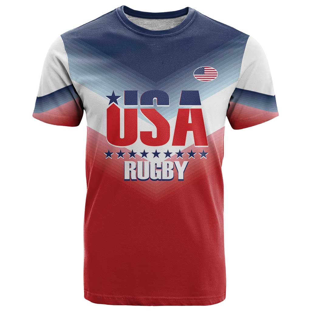 Custom USA Rugby T Shirt 2024 Simple Style - Shopicos