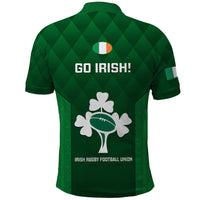 Ireland Rugby Polo Shirt 2023 Go Shamrock World Cup Irish Celtic Pattern - Shopicos