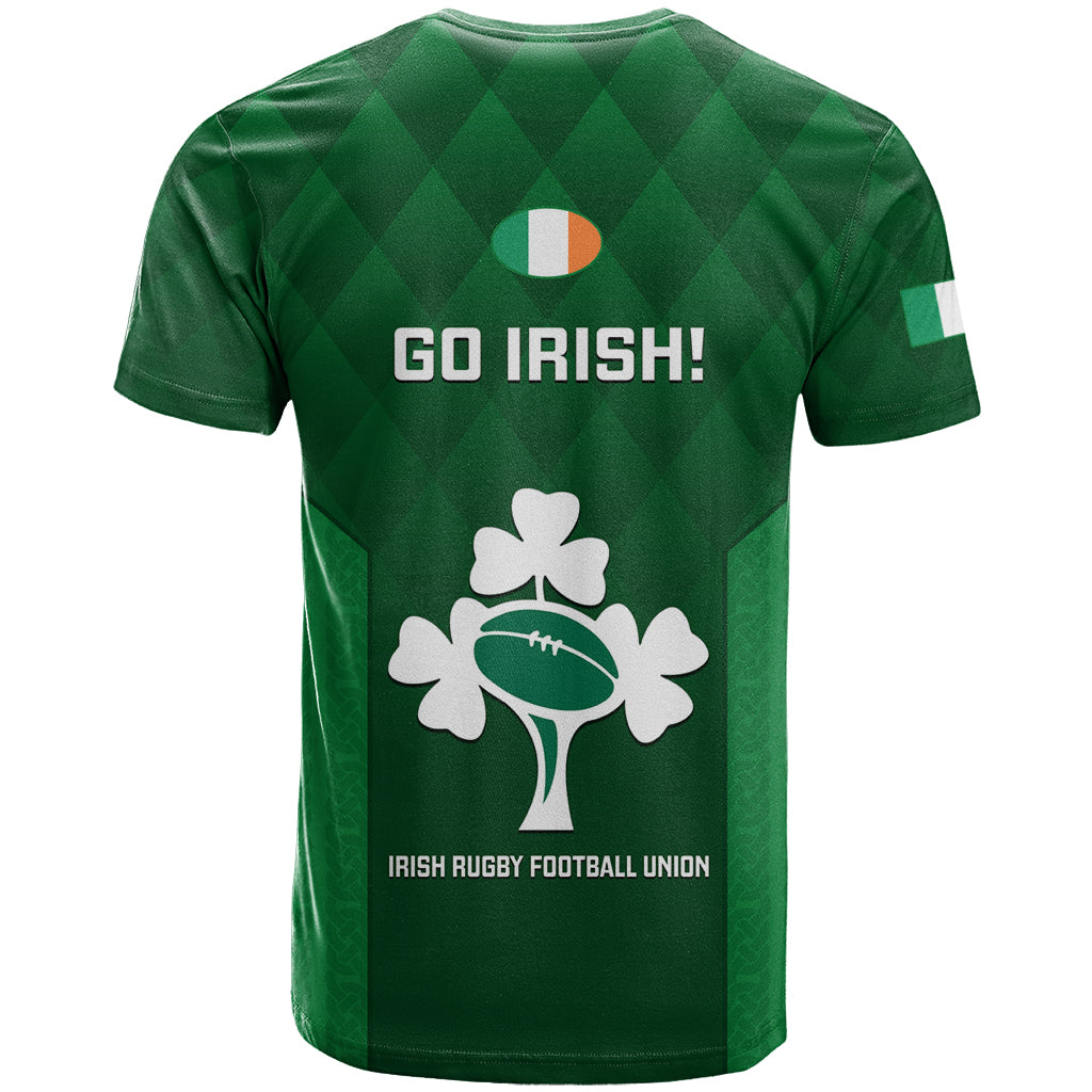 Ireland Rugby T Shirt 2023 Go Shamrock World Cup Irish Celtic Pattern - Shopicos