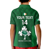 Custom Ireland Rugby Polo Shirt 2023 Go Shamrock World Cup Irish Celtic Pattern - Shopicos