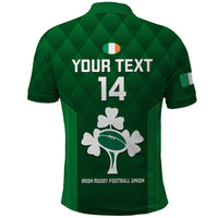 Custom Ireland Rugby Polo Shirt 2023 Go Shamrock World Cup Irish Celtic Pattern - Shopicos