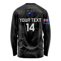 Custom New Zealand Silver Fern Rugby Long Sleeve Shirt 2023 Go Aotearoa Champions World Cup - Shopicos