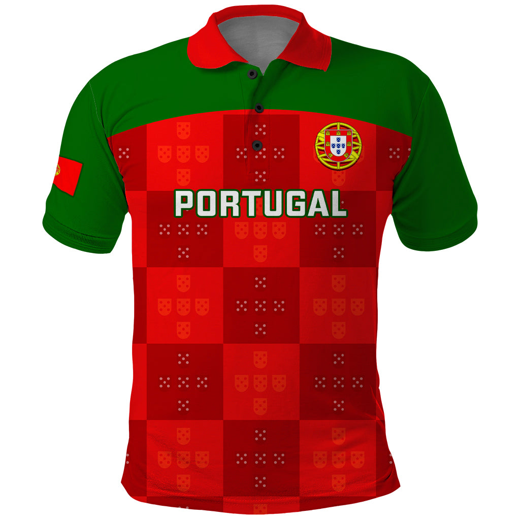 Portugal Rugby Polo Shirt 2023 Go Wolves World Cup Sporty Style - Shopicos