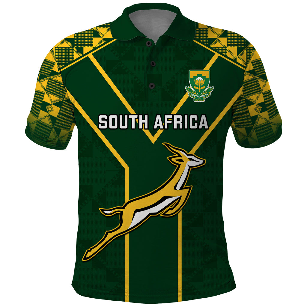 South Africa Rugby Polo Shirt 2023 Go Springboks World Cup - Shopicos