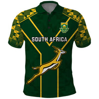 Custom South Africa Rugby Polo Shirt 2023 Go Springboks World Cup - Shopicos