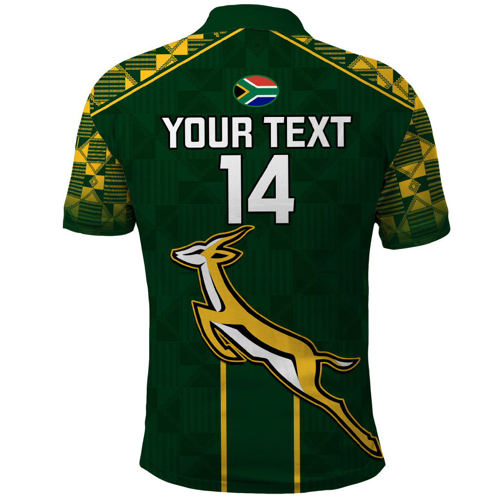 Custom South Africa Rugby Polo Shirt 2023 Go Springboks World Cup - Shopicos