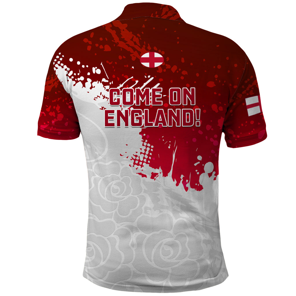 England Rugby Polo Shirt 2023 Go Champions World Cup - Shopicos