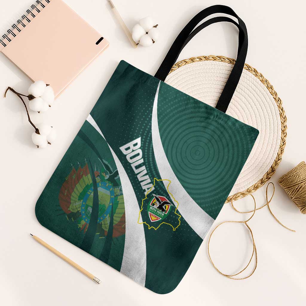 Bolivia Football Tote Bag La Verde Sporty Curves Style - Shopicos