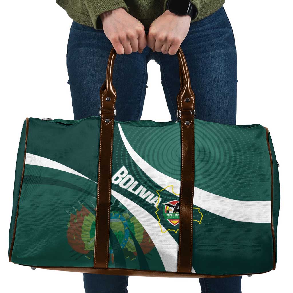 Bolivia Football Travel Bag La Verde Sporty Curves Style - Shopicos