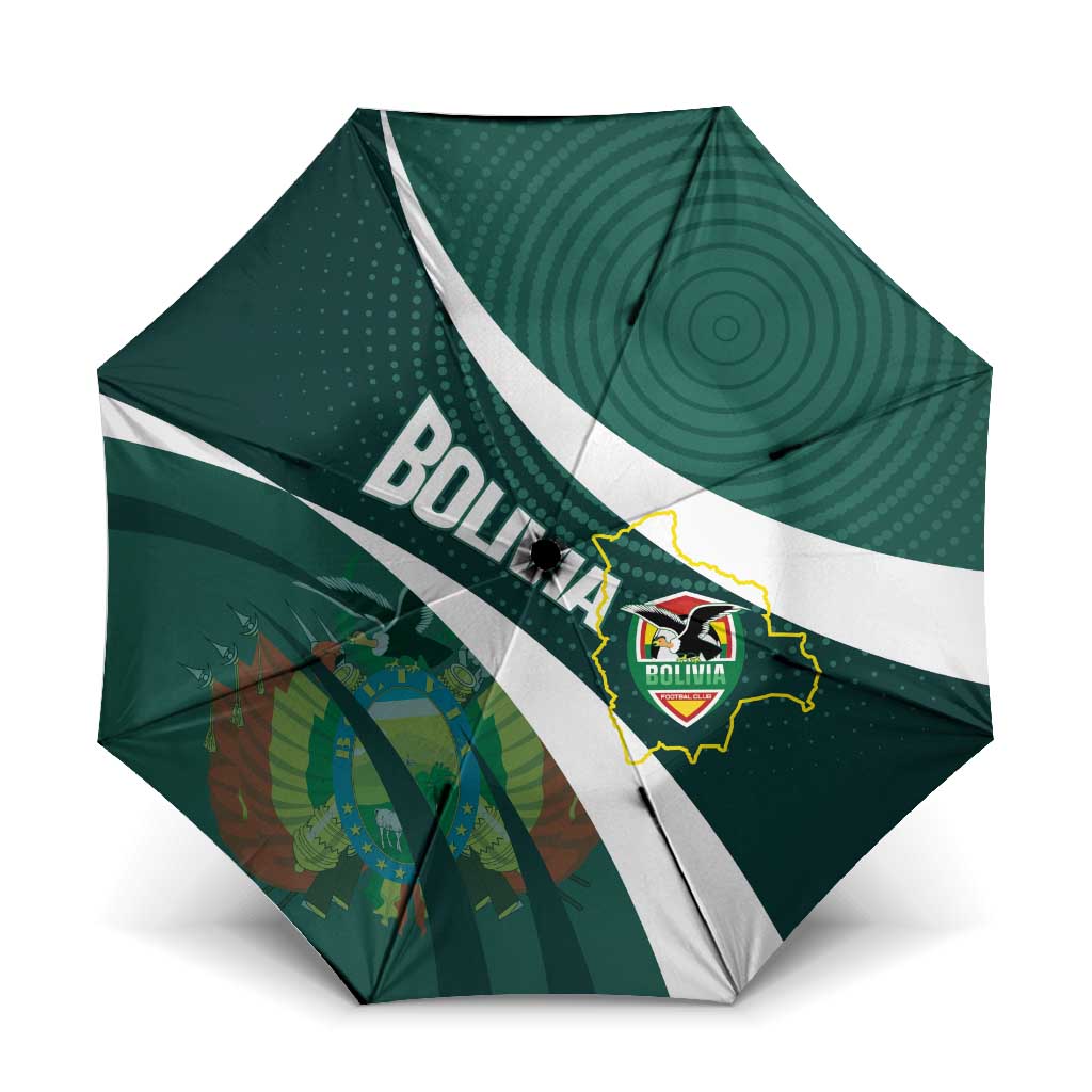 Bolivia Football Umbrella La Verde Sporty Curves Style - Shopicos
