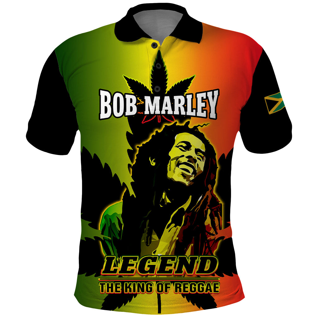 Jamaica Legend Bob Polo Shirt The King Of Reggae - Shopicos