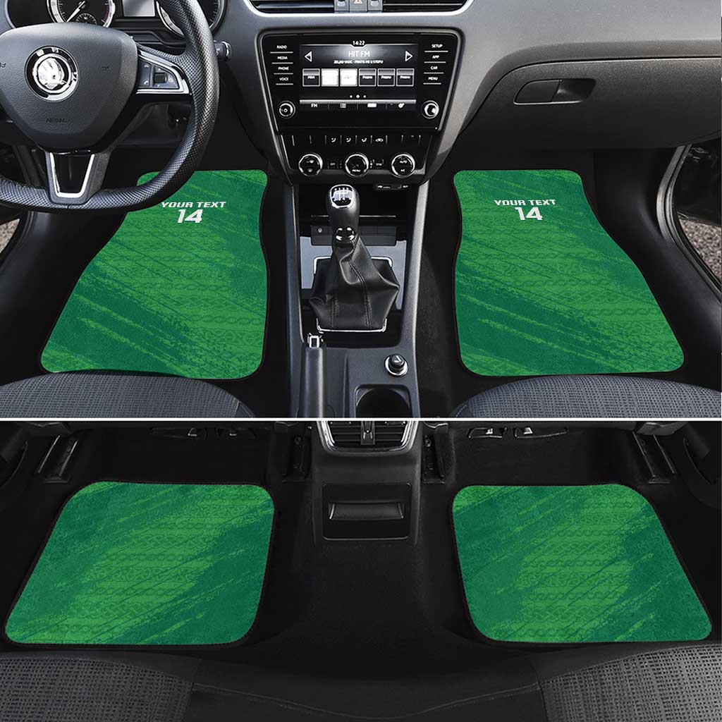 Custom Ireland Cricket Car Mats Irish Celtic Knot - National Color - Shopicos