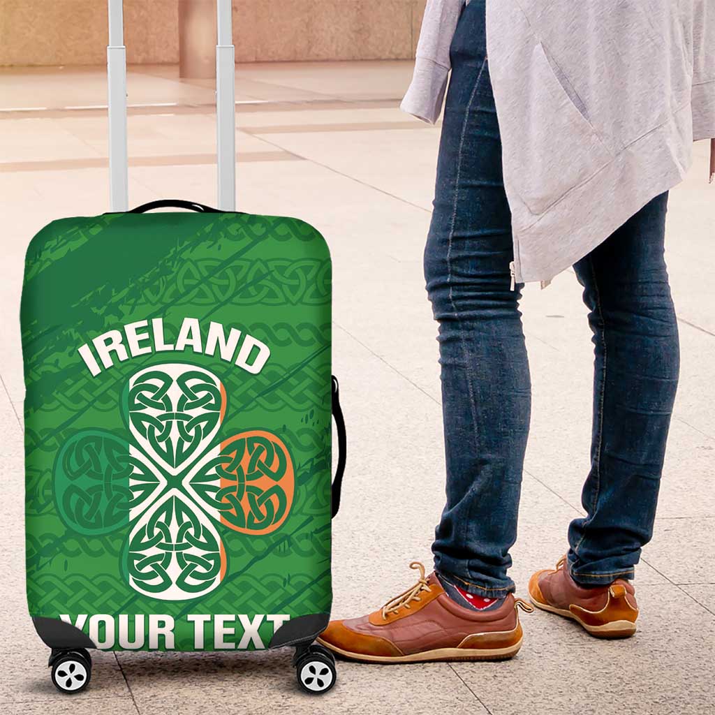 Custom Ireland Cricket Luggage Cover Irish Celtic Knot - National Color - Shopicos