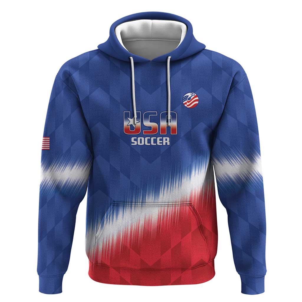 Custom United States Soccer Hoodie 2025 Go USA Sporty Style - Shopicos