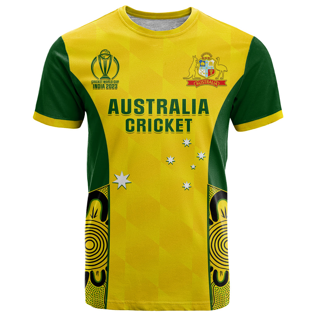 Australia Cricket T Shirt World Cup Go Champions 2023 Indigenous - Shopicos