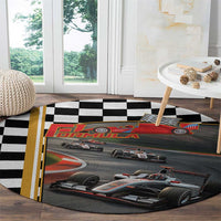 Racing Car 2025 Round Carpet Born To Speed