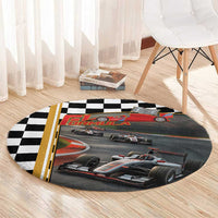 Racing Car 2025 Round Carpet Born To Speed