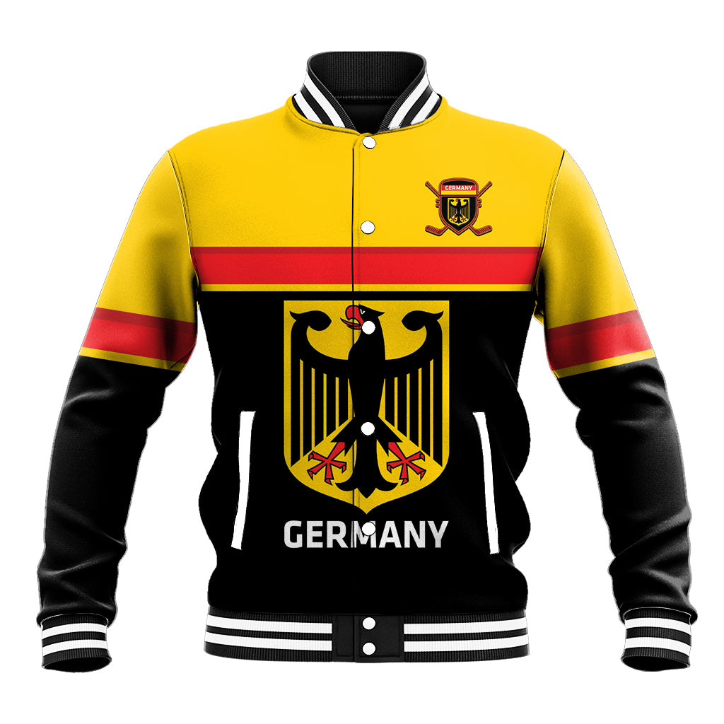 Custom Germany Hockey Baseball Jacket Go German Bearers of the Eagle - Shopicos