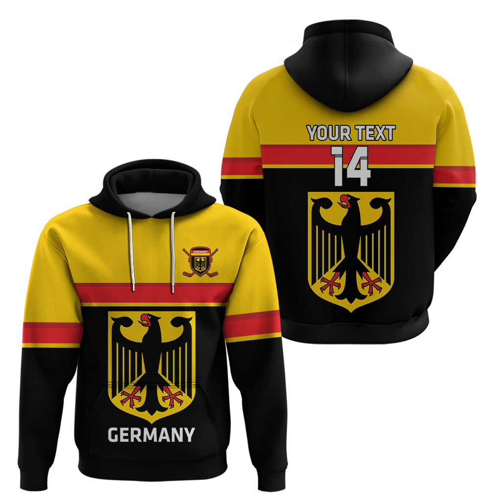 Custom Germany Hockey Hoodie Go German Bearers of the Eagle - Shopicos