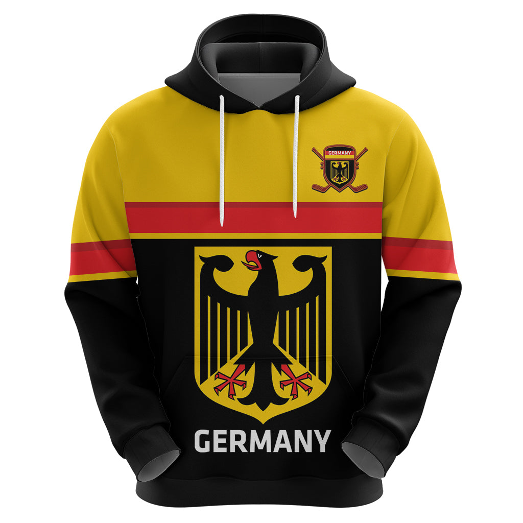 Custom Germany Hockey Hoodie Go German Bearers of the Eagle - Shopicos