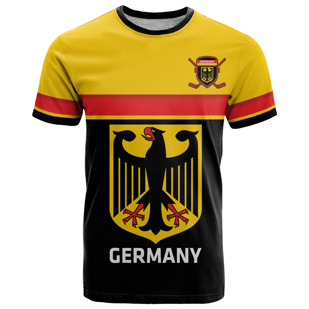Custom Germany Hockey T Shirt Go German Bearers of the Eagle - Shopicos