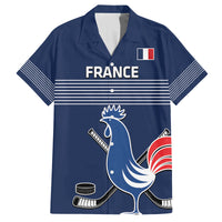 Custom France Hockey Family Matching Puletasi and Hawaiian Shirt Francaise Gallic Rooster - Shopicos