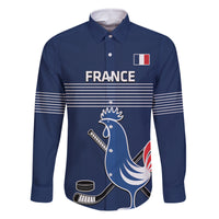 Custom France Hockey Family Matching Summer Maxi Dress and Hawaiian Shirt Francaise Gallic Rooster - Shopicos